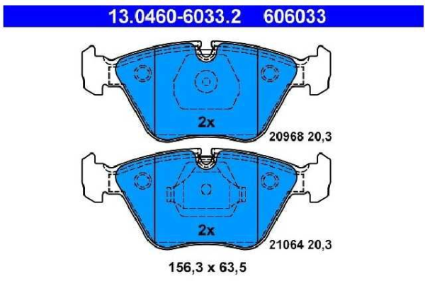 past. freno ate (d) e34(88 96) serie 5 e36(91 00) serie 3