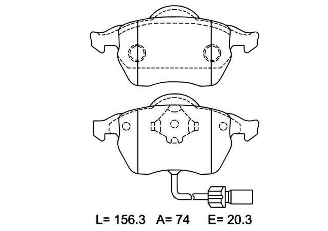 past. freno ate (d) a4 (95 01) a6 (97 04) superb passat