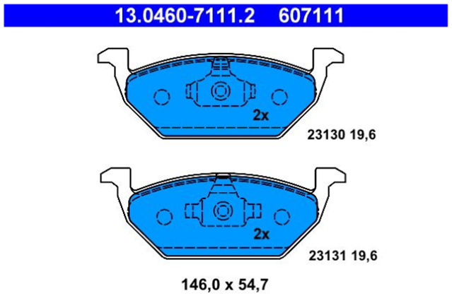 past. freno ate (d) audi a3 (96) skoda fabia octavia vw fox golf iv jetta new polo brasil virtus
