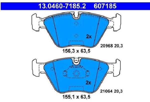 past. freno ate (d) e36 e46 e85 e86