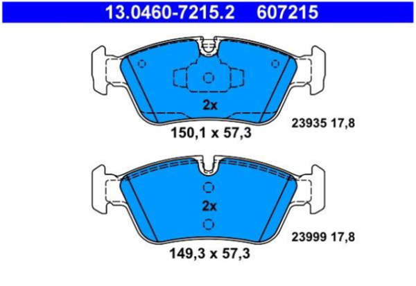 past. freno ate (d) e81 e87 e90