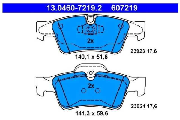 past. freno ate (p) w164 clase m