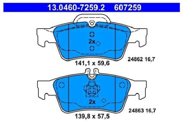 past. freno ate (p) w211 clase e w220 w221
