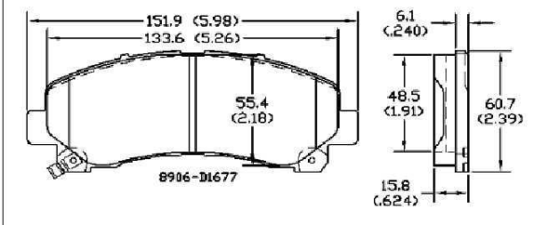 past. freno kamien d1677 dmax