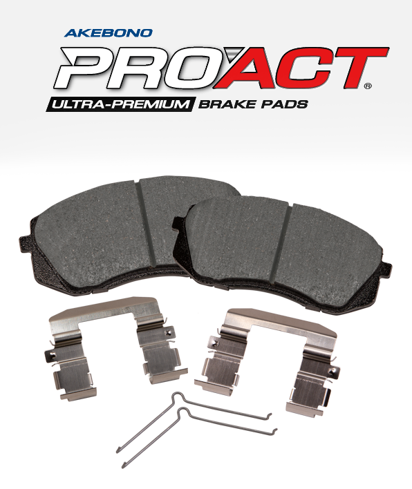 Akebono ProACT®: pastillas de freno ultra premium en cerámica