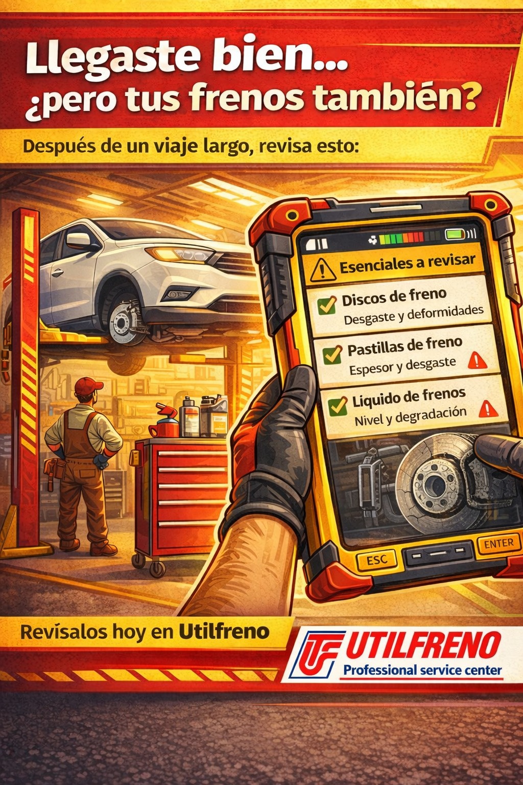 Llegaste bien de tu viaje… ¿Pero tus frenos también?