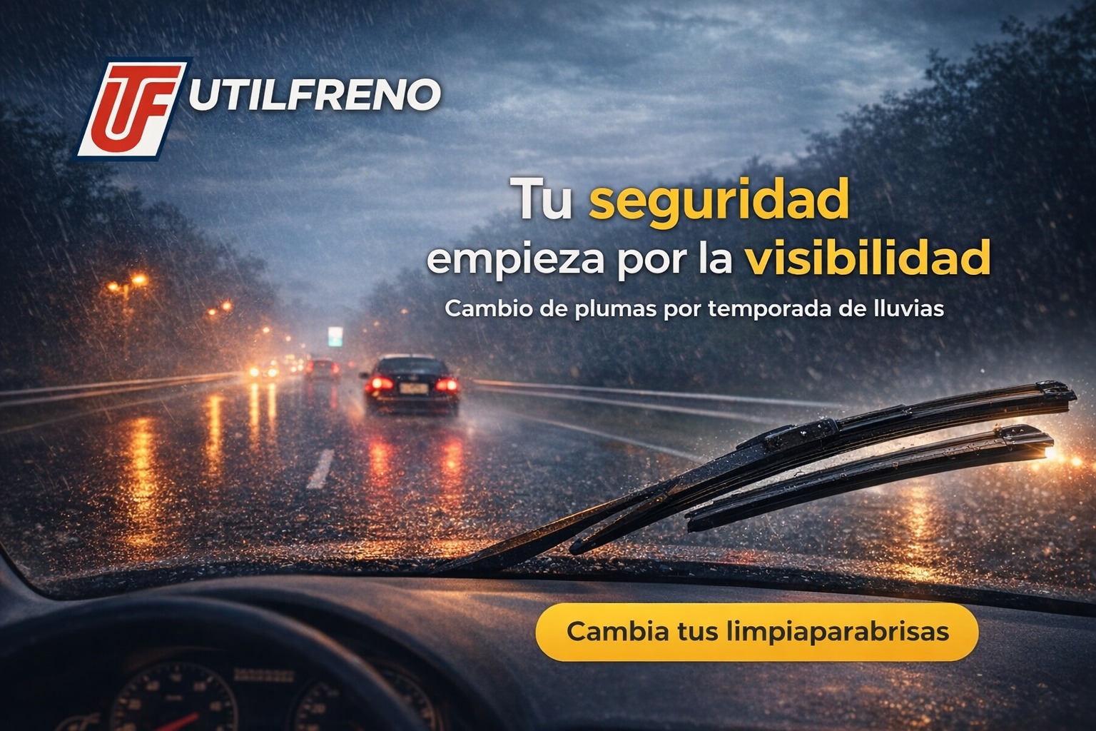 🌧️ ¿Tu visibilidad es clara al conducir? Guía de Limpiaparabrisas