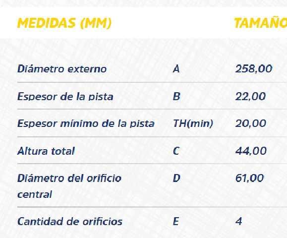 DISCOS FRENO HF NISSAN KICKS 1.6 17-23 VERSA 1.6 20-23 (V-D) 258mm