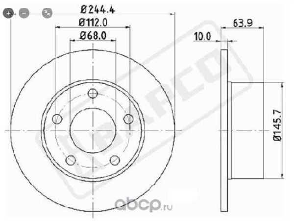 DISCOS FRENO FREMAX MAXUS T60 T90 (17-23)