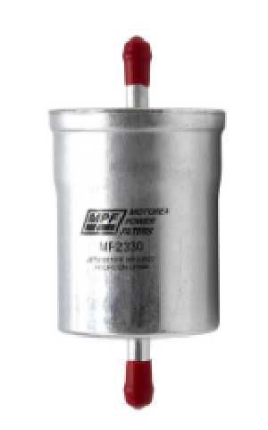 FILTRO DE COMBUSTIBLE LINEAL ENTRADA Y SALIDA DE 8MM MOTOREX PARA CHEVROLET VAN N200 1.2 VAN N300 1.2 TROOPER 3.2 LUV 2.2 3.2 INY. RODEO 2.6, 3.2 GREA