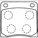 PAST. FRENO ITALBRAKE DATSUN 120Y