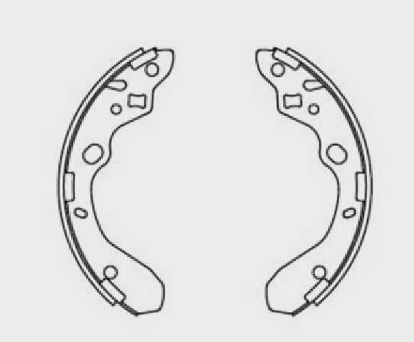 Zapatas de freno Mazda Allegro / Posterior