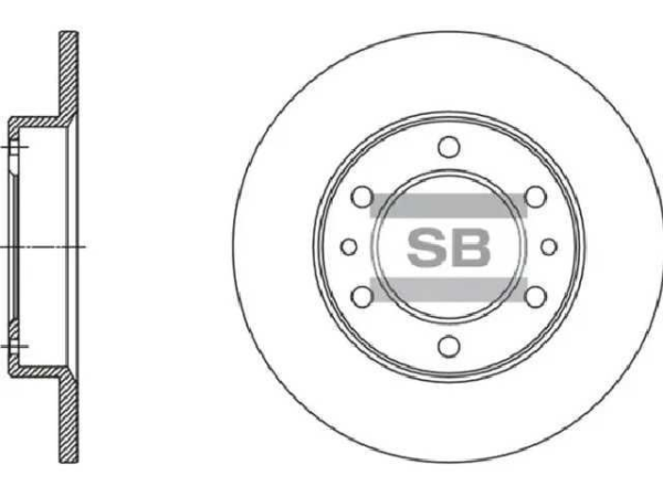 DISCOS FRENO BENDIX TOYOTA LAND CRUISER (D) 302MM