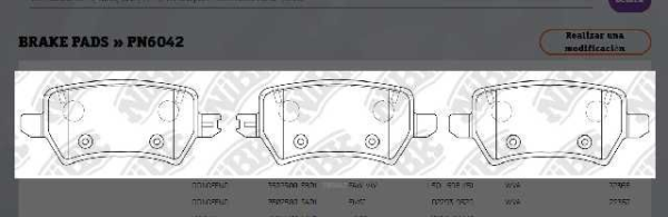 PAST. FRENO BRAMAX DFSK GLORY 560 (P)