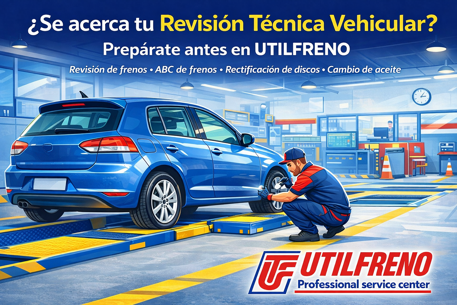 ¿Se acerca tu revisión vehicular en Quito? En UTILFRENO te ayudamos a pasarla sin problemas