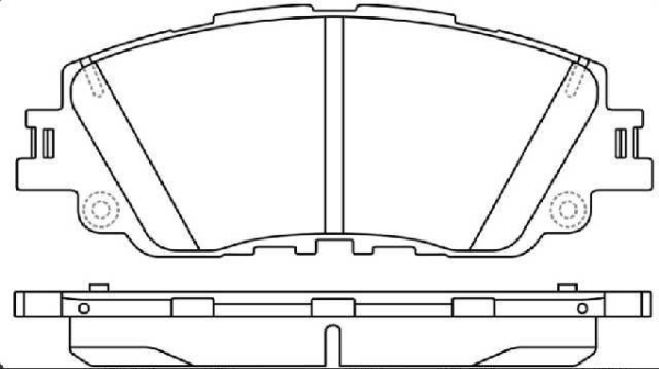 PAST. FRENO AKEBONO  (D) RAV 4 (19-21) RAV4