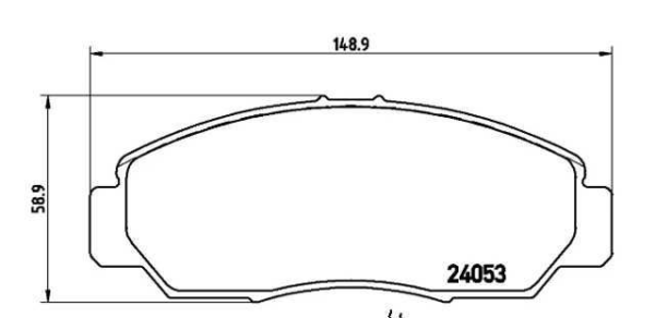 PAST. FRENO BREMBO (D) ACCORD (06-10) D787 7656, D959 7857