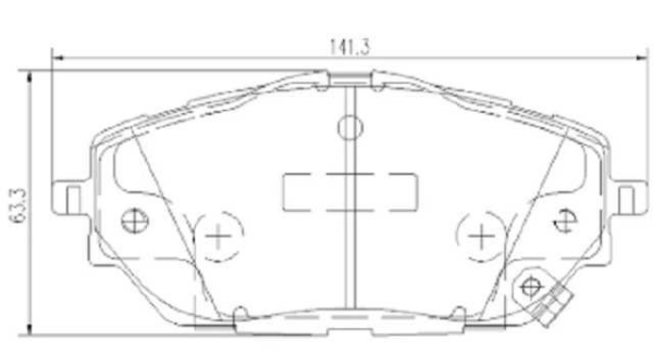 PAST. FRENO BREMBO (D) C-HR (18-21) P83171N D2065 9297