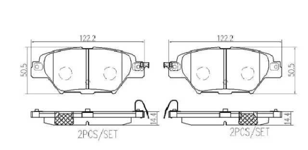 PAST. FRENO BREMBO (P) CX9 (18-19)