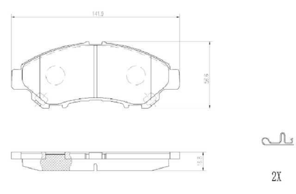 PAST. FRENO BREMBO (D) RUSH