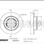 DISCOS FRENO FREMAX SUZUKI S-CROSS (P)