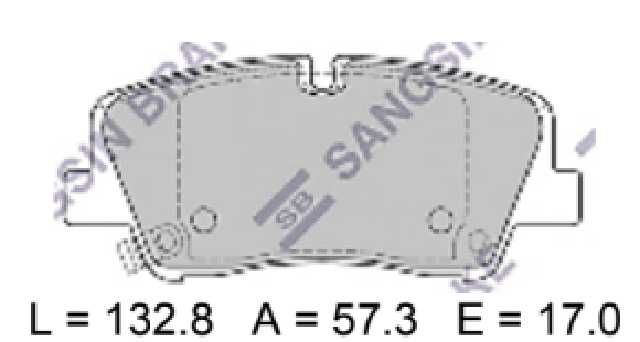 PAST. FRENO XTENDER (P) HYUNDAI H350