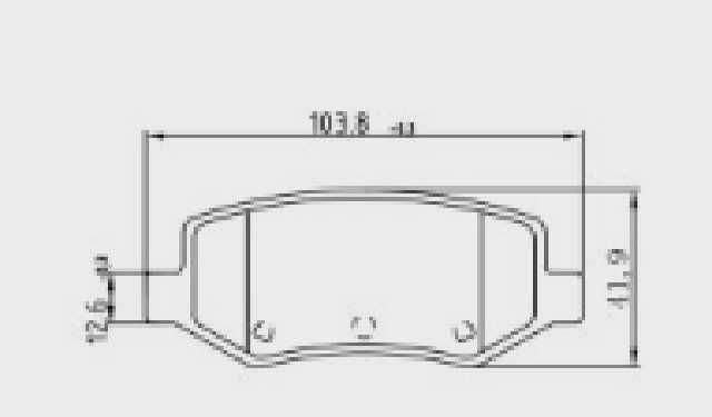 PAST FRENO IMFRISA CHEVROLET CAPTIVA TURBO 1.5 20-24 GROOVE 1.5 21-23 POST