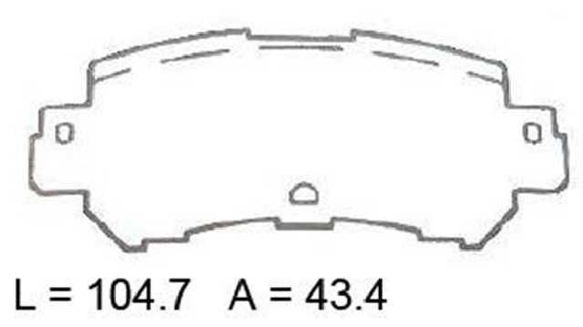 PAST. FRENO DFC FRENO MAZDA CX-5 (P) D1624