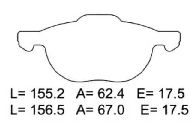 PAST FRENO LS MAZDA 3 MAZDA 5 06  FORD ESCAPE XLS 4 4 FORD FOCUS SPORT VOLVO C30